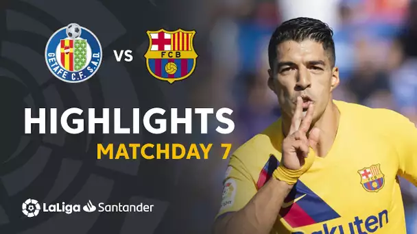 Highlights Getafe CF vs FC Barcelona (0-2)