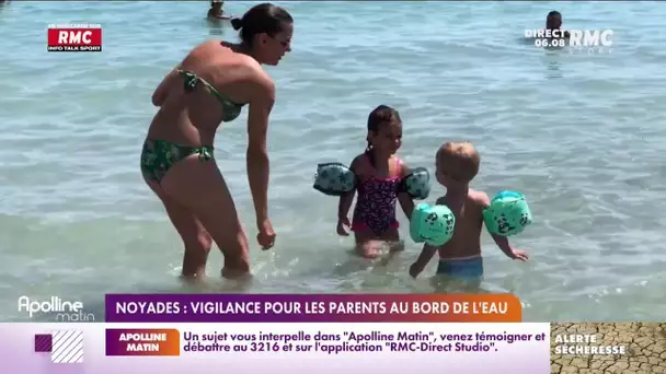 Noyades : vigilance pour les parents au bord de l'eau