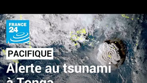 Les habitants des Tonga fuient un tsunami après l'éruption d'un volcan • FRANCE 24