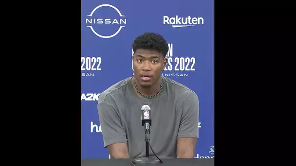 Rui Hachimura on what it means to play in front of Japanese fans | #Shorts