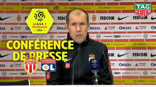 Conférence de presse AS Monaco - Olympique Lyonnais ( 2-0 )  / 2018-19