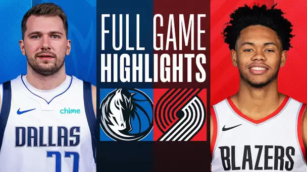 MAVERICKS at TRAIL BLAZERS | FULL GAME HIGHLIGHTS | December 8, 2023
