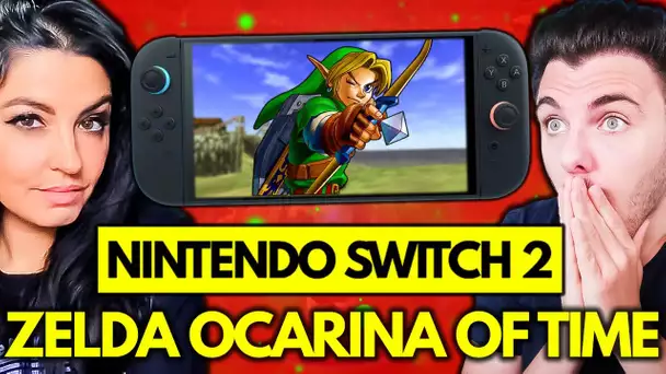NINTENDO SWITCH 2 : ZELDA OCARINA OF TIME REMAKE en APPROCHE ?! (ft. @CaroleQuintaine )