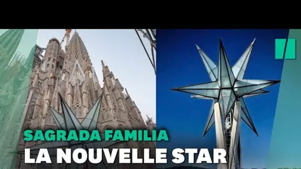 Cet imposant détail de la nouvelle tour de la Sagrada Familia a été fabriqué en France
