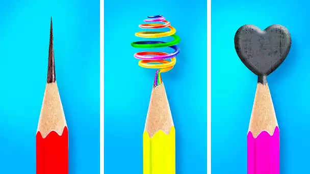Trucs et astuces pour l'école 📚✏️ idées de bricolage créatives et drôles pour parents et élèves