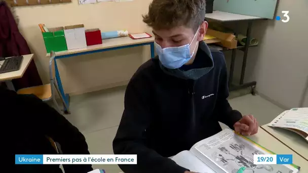 Ukraine : un jeune réfugié retrouve l'école dans le Var