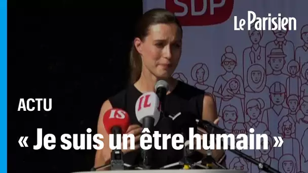 Sanna Marin au bord des larmes, après la polémique qui la touche