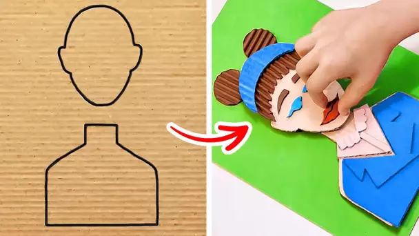 CRÉATIONS COOL ET AMUSANTES AVEC DU CARTON QUI SONT TRÈS FACILES À RÉALISER