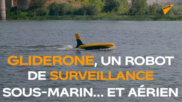 Le Gliderone, un robot de surveillance autant à l’aise sous l’eau que dans les airs