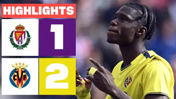 REAL VALLADOLID CF 1 - 2 VILLARREAL CF I RESUMEN LALIGA EA SPORTS