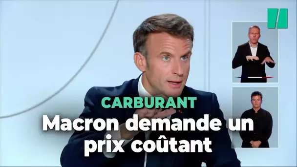 Carburant : Macron demande aux distributeurs qu'il soit vendu à "prix coûtant"