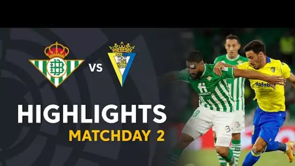 Resumen de Real Betis vs Cádiz CF (1-1)