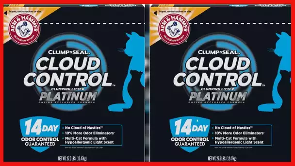 Arm & Hammer Cloud Control Platinum Multi-Cat Clumping Cat Litter