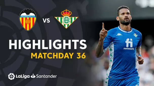 Resumen de Valencia CF vs Real Betis (0-3)