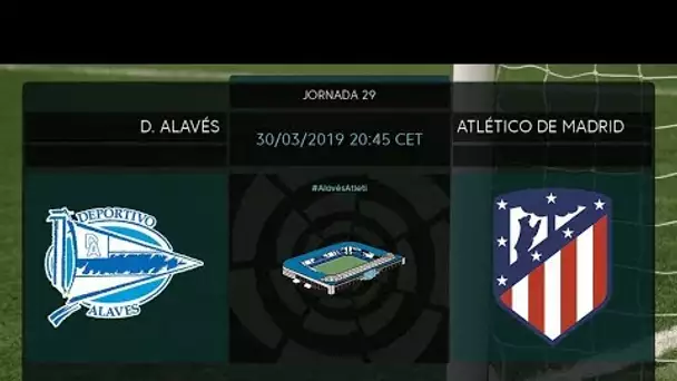 Calentamiento D. Alavés vs Atlético de Madrid