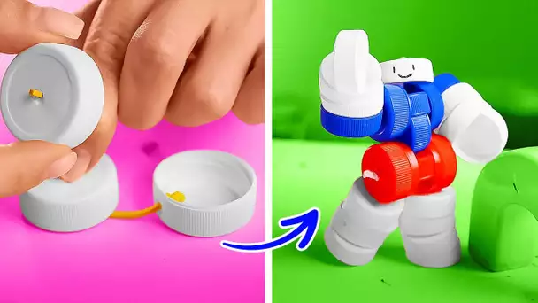 DES DÉCHETS À L'ÉMERVEILLEMENT 🤩 UN GÉNIE DU BRICOLAGE AVEC DES MATÉRIAUX RECYCLÉS ! 🗑️🎨