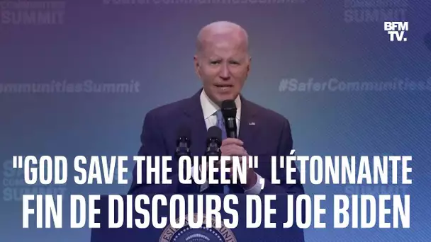 "God save the queen", l'étonnante fin de discours de Joe Biden