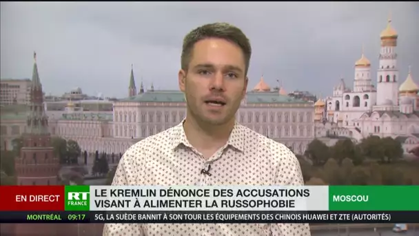 Le Kremlin dénonce des accusations visant à alimenter la russophobie