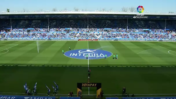 Calentamiento D. Alavés vs Athletic Club