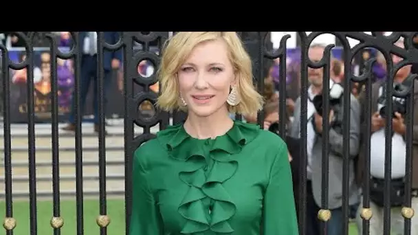 Cate Blanchett légèrement blessée lors d’un "accident de tronçonneuse" pendant...