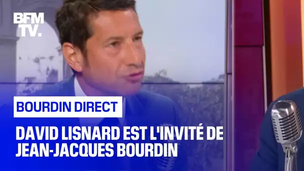 David Lisnard face à Jean-Jacques Bourdin en direct