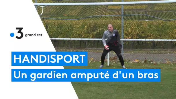 Football et handicap : un gardien de but amputé d'un bras