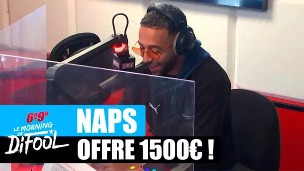 Naps offre 1500€ à un auditeur ! #MorningDeDifool