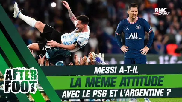 Messi a-t-il la même attitude avec le PSG et l'Argentine ? (After Foot)