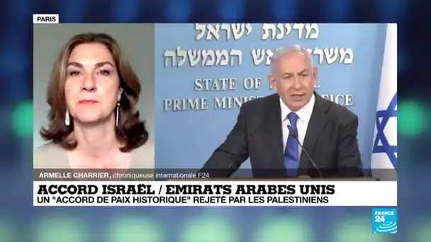 Relations entre Israël et les Émirats arabes unis : les Palestiniens rejettent l'accord de paix