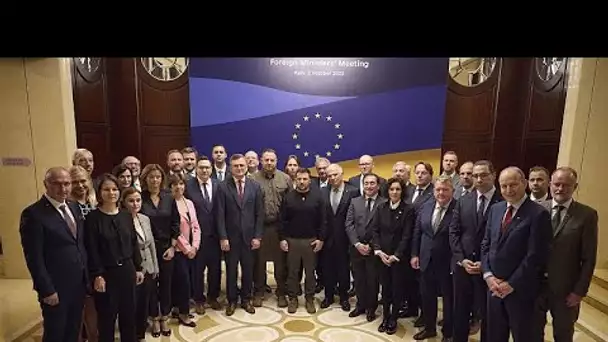 Réunis à Kyiv, les ministres européens promettent un "soutien durable"