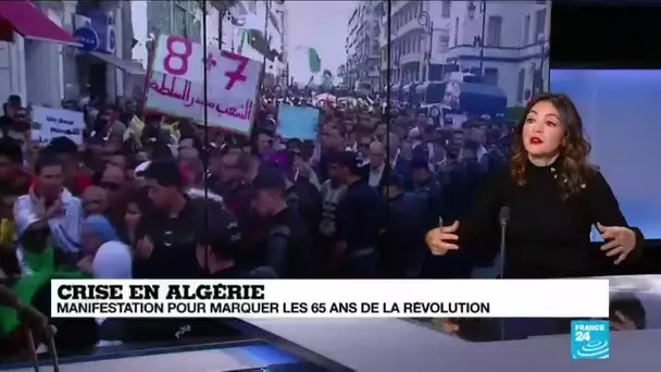 Algérie : manifestation pour marquer les 65 ans de la révolution