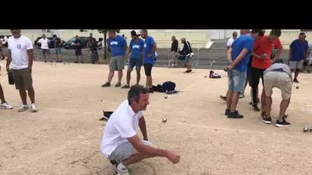 Mondial La Marseillaise à pétanque 2021 - 1er tour : point de la victoire d'Aimé Courtois