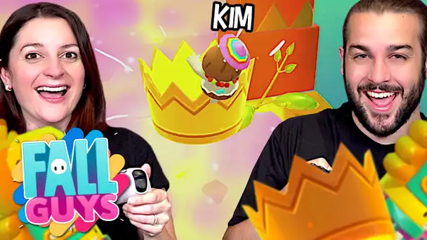 KIM ENCHAINE LES VICTOIRES AVEC SON NOUVEAU SKIN SUR FALL GUYS EN DUO !