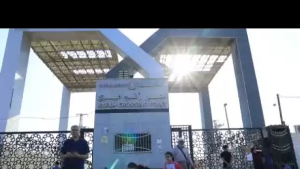 Au poste-frontière de Rafah, la longue attente des ressortissants étrangers