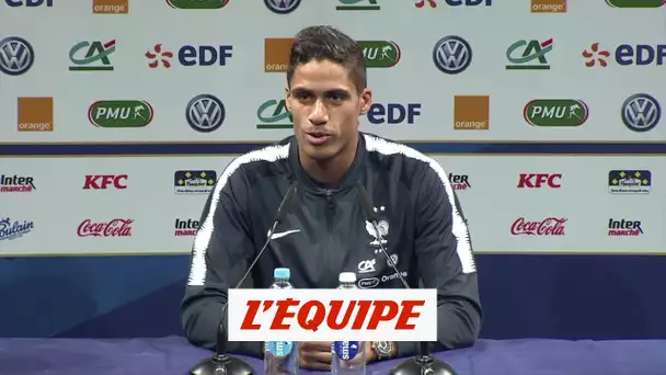 Varane « Les jeunes n'ont pas froid aux yeux » - Foot - Qualif. Euro - Bleus