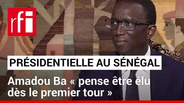 Présidentielle au Sénégal: le Premier ministre Amadou Ba «pense être élu dès le premier tour»