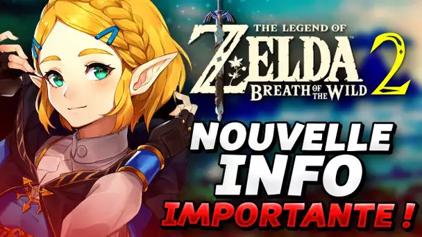 ZELDA BREATH OF THE WILD 2 : UNE INFO IMPORTANTE !