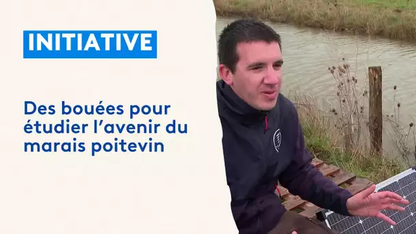 Des bouées pour mieux gérer le marais poitevin