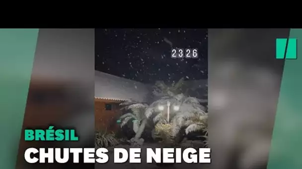 Le Brésil ressort moufles et écharpes face à de la neige et des températures records