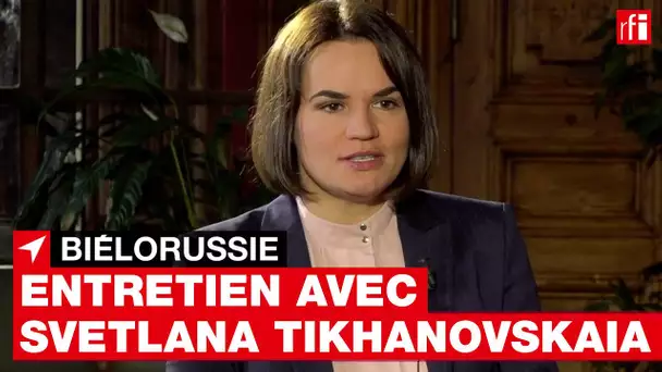 Svetlana Tikhanovskaïa: «On a sous-estimé la férocité de Loukachenko» • RFI