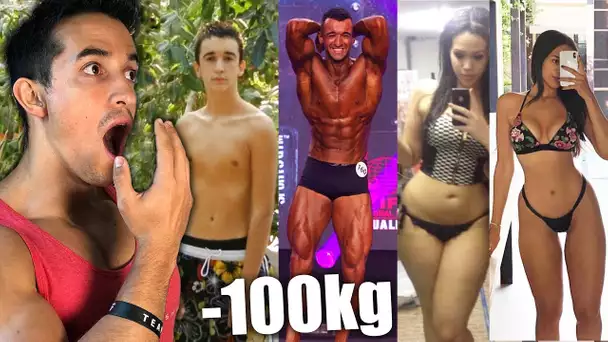 CHOQUÉ PAR VOS TRANSFORMATIONS ! (-100kg avant après)