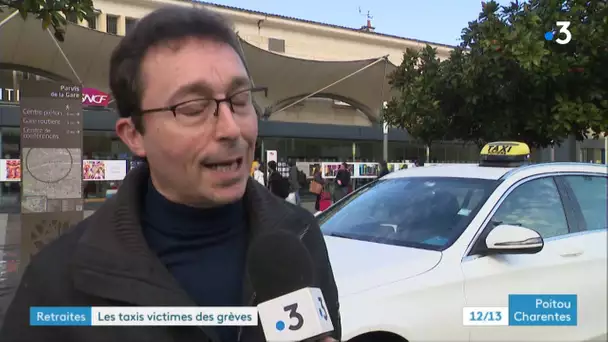 Poitiers : les taxis face à la grève à la SNCF