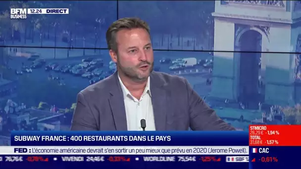 Cédric Giacinti (Subway France) : Subway France, 400 restaurants dans le pays