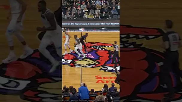 Raptors took us back in time with this throwback court