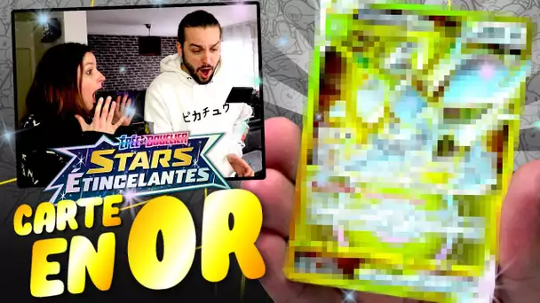 INCROYABLE ! ON PACK LA PLUS BELLE CARTE POKEMON EN OR DE STARS ETINCELANTES ! OUVERTURE CARTE