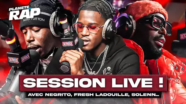 SESSION FREESTYLE avec Negrito, Fresh LaDouille, GHenda, Solenn & Crizus Miller ! #PlanèteRap