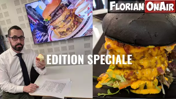 FLORIAN ONAIR ARRETE LES BURGERS  - Réactions -  VLOG #801