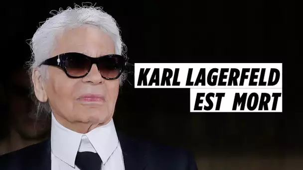 Karl Lagerfeld est mort