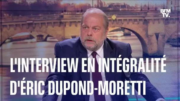 Émeutes: l'interview d'Éric Dupond-Moretti en intégralité