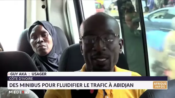 Côte d´Ivoire : des minibus pour fluidifier le trafic à Abidjan
